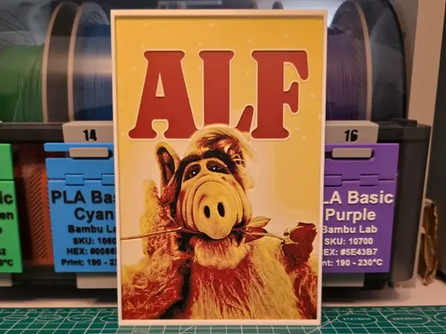 HueForge model: ALF Show Poster - Hueforge Art by Lumpy3D