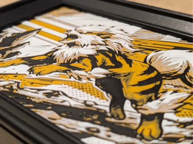 HueForge model: Arcanine Hueforge 7x5 by Nextopia