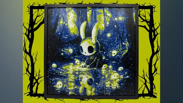 HueForge model: Hollow Knight - Video Game Hueforge by Canadian Gamer