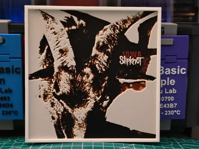 HueForge model: Slipknot "Iowa" Album - Hueforge Art by Lumpy3D