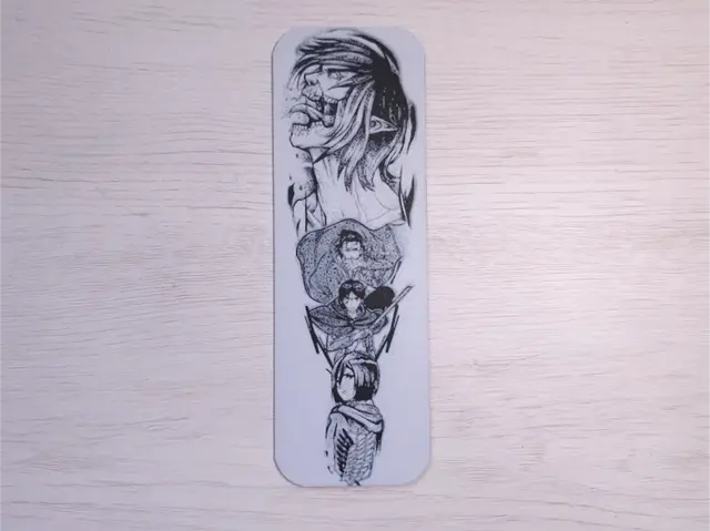 HueForge model: Attack On Titan 2 Bookmark by Atrus Design