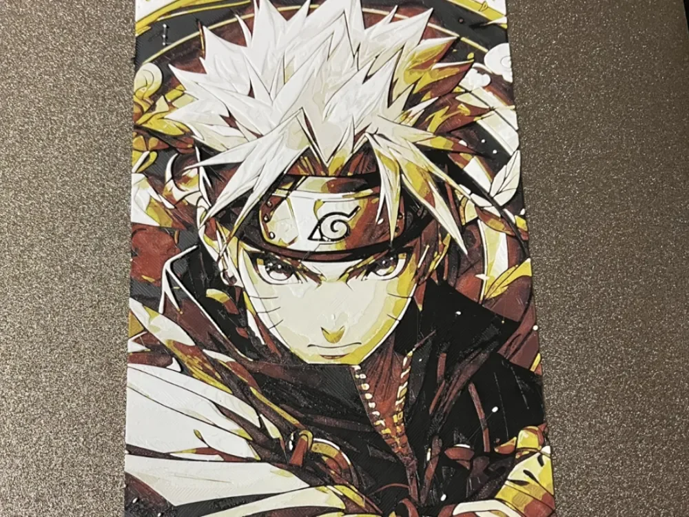 Naruto_Front_135x239mm by FantasyZ HueForge model: Naruto_Front_135x239mm by FantasyZ