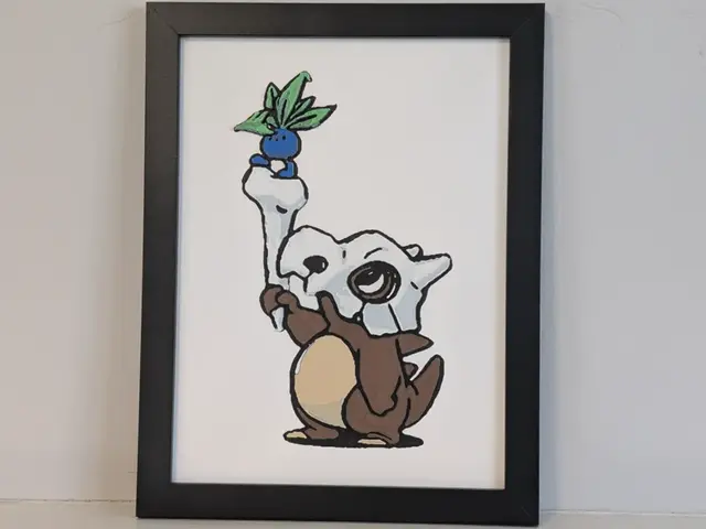 Cubone X Oddish Pokemon 6x8 Hueforge 3D Decor