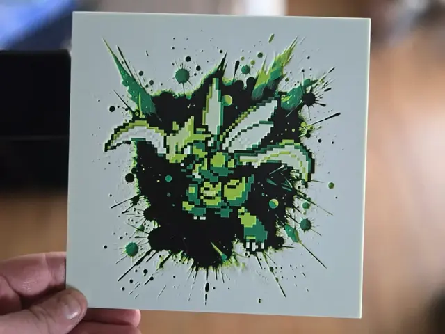HueForge model: Graffiti Scyther Sprite Hueforge by 3Ree Printing