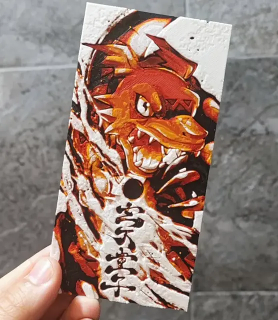 HueForge model: Digimon Card by Garuda3D