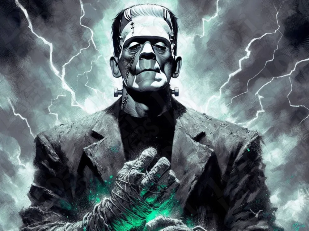 Frankenstein Hueforge by LoFi Layers HueForge model: Frankenstein Hueforge by LoFi Layers