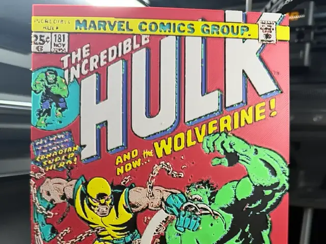 HueForge model: HULK #181 Comic Cover by Indepth_Creations