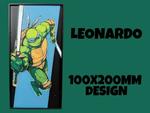 HueForge model: Leonardo - Teenage Mutant Ninja Turtles by Canadian Gamer