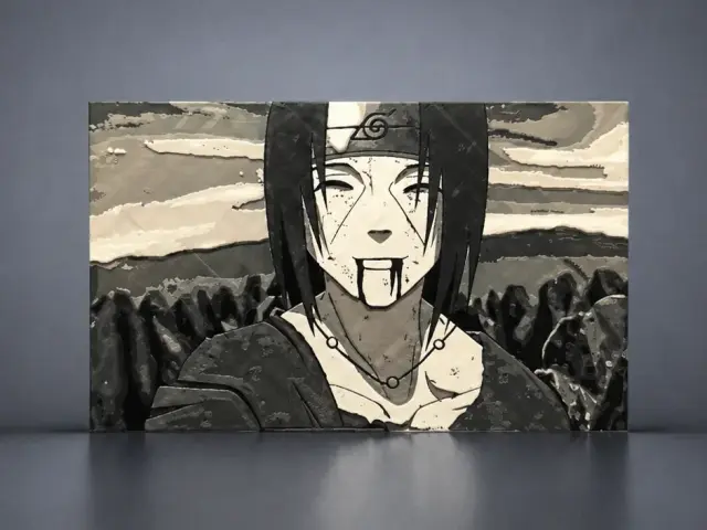 HueForge model: Itachi's Last Smile by Aleksandr