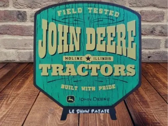 HueForge model: Plaque vintage John Deere Hueforge by leshowpatate