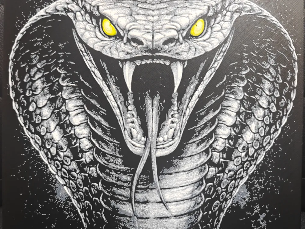 King Cobra / Dark Beast Series by TheHueforgeLady HueForge model: King Cobra / Dark Beast Series by TheHueforgeLady