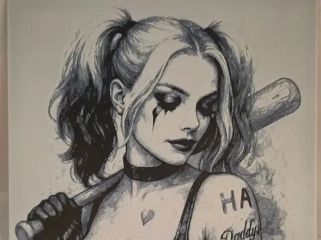 HueForge model: Harley Quinn by Buntsta