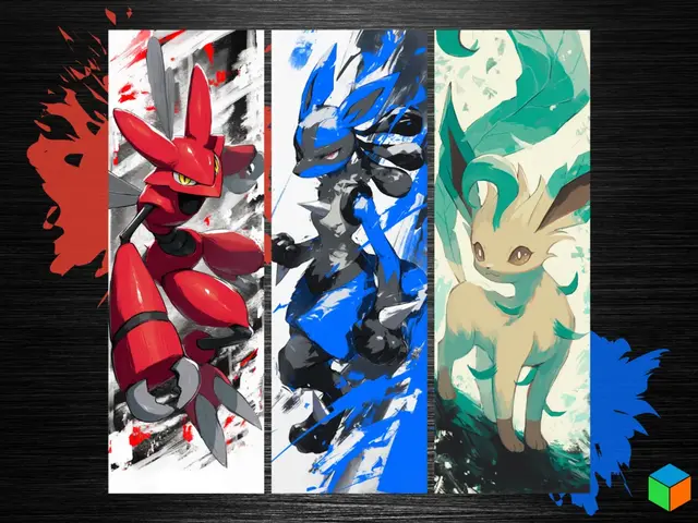 HueForge model: 🧬 Patreon Exclusive – Scizor, Lucario & Leafeon Bookmark Set! 🍃🔥💥 by 3D Prints By Vic