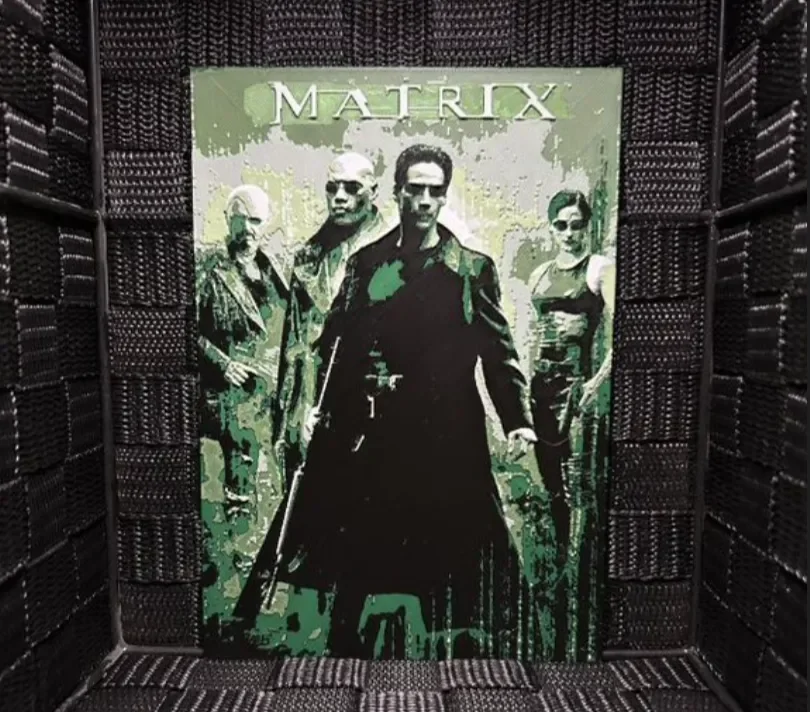 Hueforge Movie Poster - The Matrix - by JoDau HueForge model: Hueforge Movie Poster - The Matrix - by JoDau