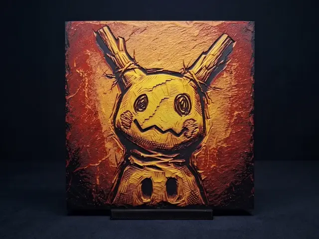 HueForge model: Mimikyu Scarecrow - Hueforge by LED
