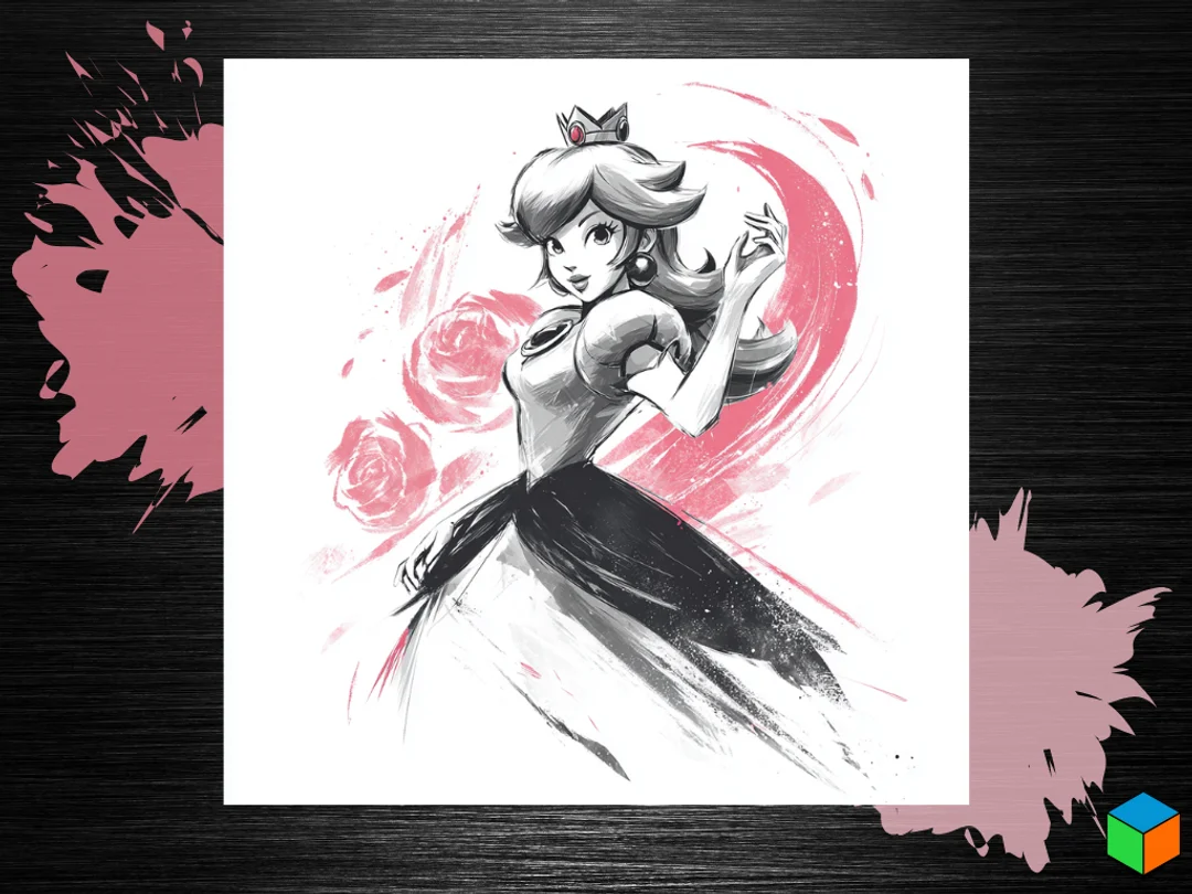 👑 September Drop #3 — Princess Peach! by 3D Prints By Vic HueForge model: 👑 September Drop #3 — Princess Peach! by 3D Prints By Vic