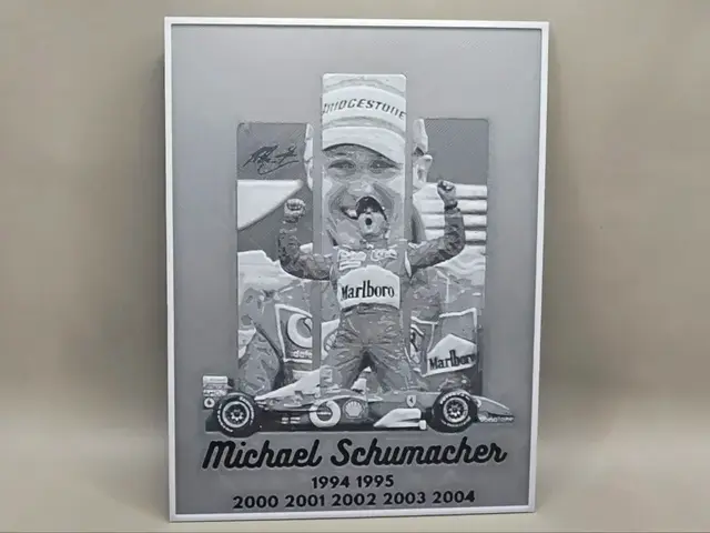 HueForge model: Michael Schumacher Champions - HueForge by keko
