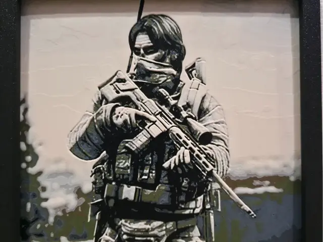 HueForge model: Escape From Tarkov - Goons - Bird Eye by Side Quest Hues