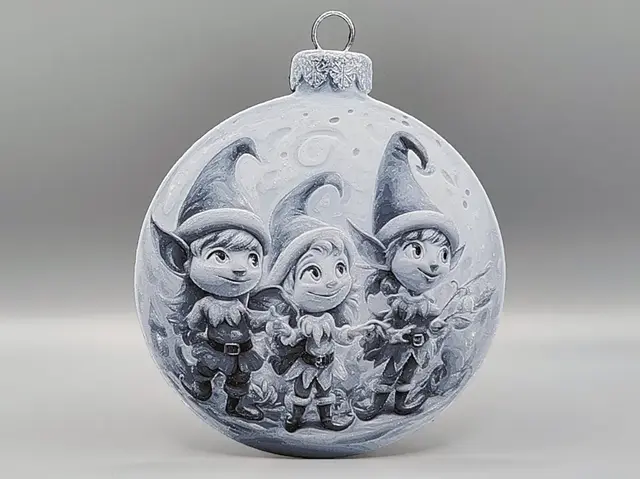 Santa's Elves Christmas Tree Decoration Ornament