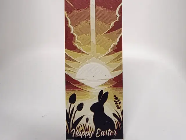 HueForge model: Happy Easter Bookmark by Morganja