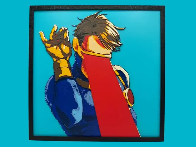 HueForge model: Cyclops - Marvel Meme by Canadian Gamer
