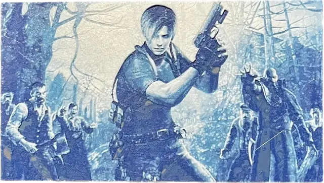 HueForge model: Resident Evil 4 - Hueforge Print by cyanidesugar