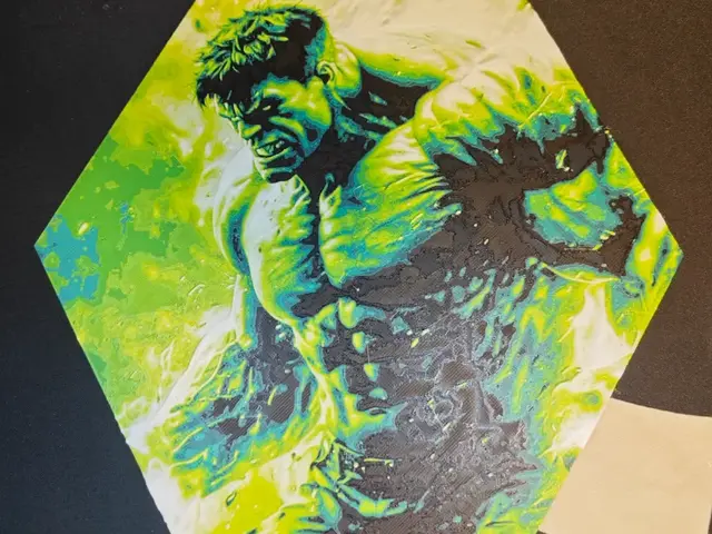 HueForge model: Hueforge Hulk honeycomb mode by JGz3DMaker