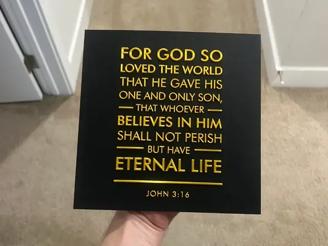 HueForge model: John 3:16 Decor Art by RP47 Designs