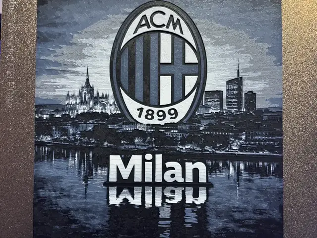 HueForge model: AC Milan Milan Skyline Hueforge by Reeftank&more