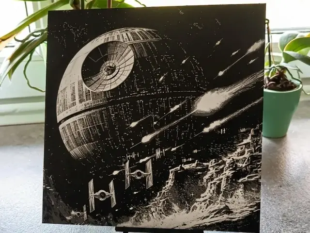 HueForge model: Death Star Star Wars Hueforge by 3DNesy
