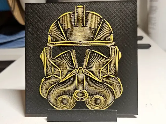 HueForge model: Stormtrooper liness by Mano's 3d_Art