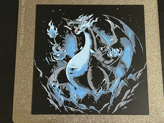 HueForge model: Charizard Mega X Pokemon Hueforge by FantasyZ