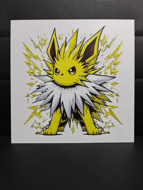 HueForge model: Jolteon by TheHueforgeLady