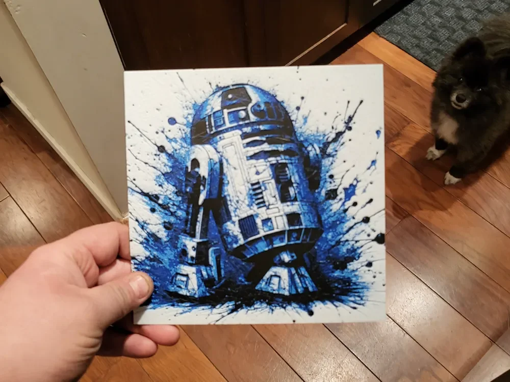 Graffiti R2D2 Hueforge by 3Ree Printing HueForge model: Graffiti R2D2 Hueforge by 3Ree Printing