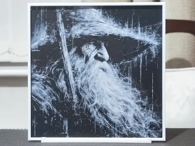 HueForge model: Wizard - HueForge 2 Color by BoDad