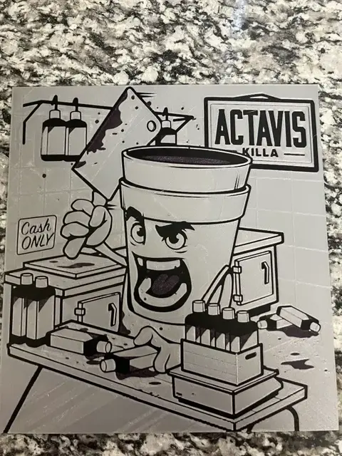 HueForge model: Actavis Killa (HueForge print) by Houston713Texan