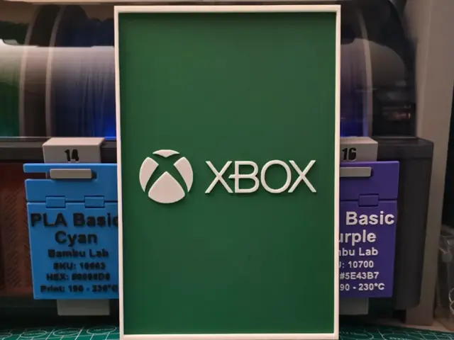HueForge model: Xbox Logo Poster - Hueforge Art by Lumpy3D