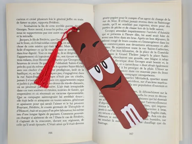 HueForge model: Bookmark M&M's Rouge by Kactus Fpv