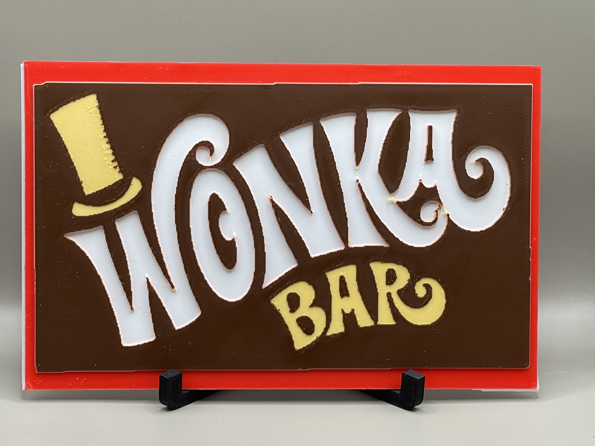 Wonka Bar (Fan Art) HueForge by DeepDive3D HueForge model: Wonka Bar (Fan Art) HueForge by DeepDive3D