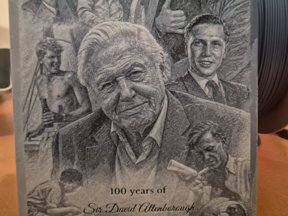 david attenborough by Buntsta HueForge model: david attenborough by Buntsta