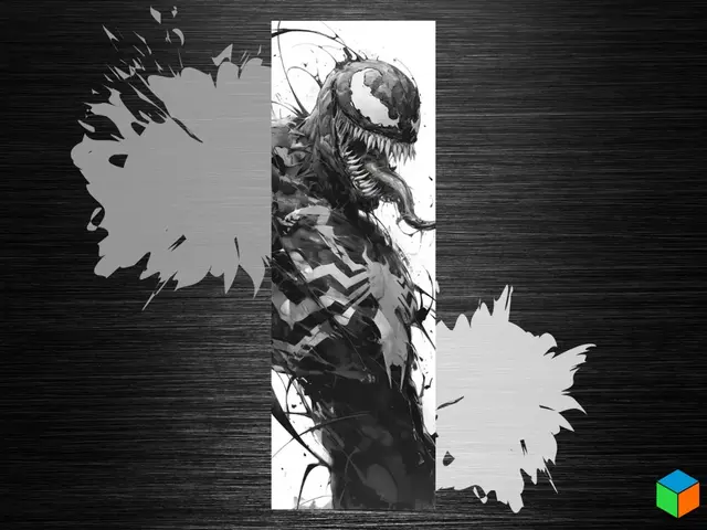 HueForge model: Venom Bookmark – The Beast Within by 3D Prints By Vic
