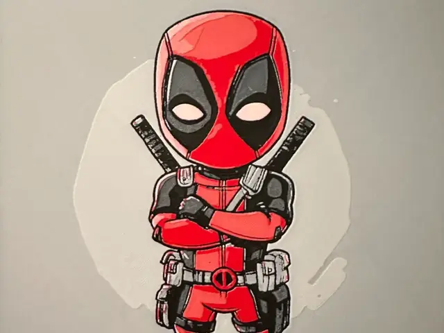 HueForge model: Deadpool Hueforge by Hey Ben