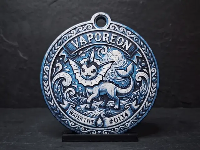 Vaporeon #0134 Pokemon Ornament