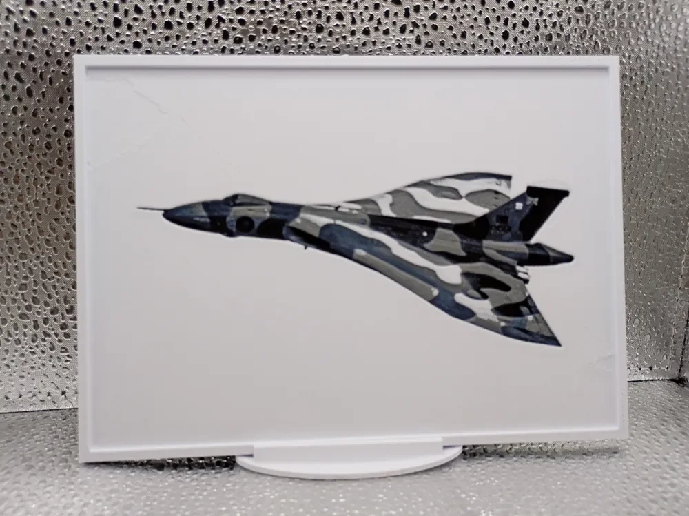 Avro Vulcan Bomber Hueforge by Borishotch Industries HueForge model: Avro Vulcan Bomber Hueforge by Borishotch Industries