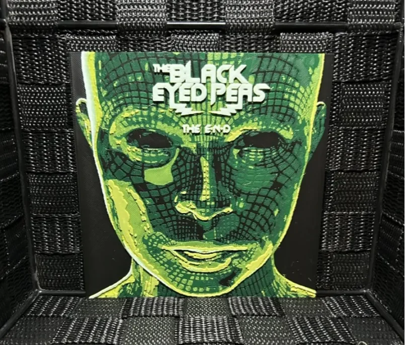 Hueforge Music Poster - Black Eyed Peas The end - by JoDau HueForge model: Hueforge Music Poster - Black Eyed Peas The end - by JoDau
