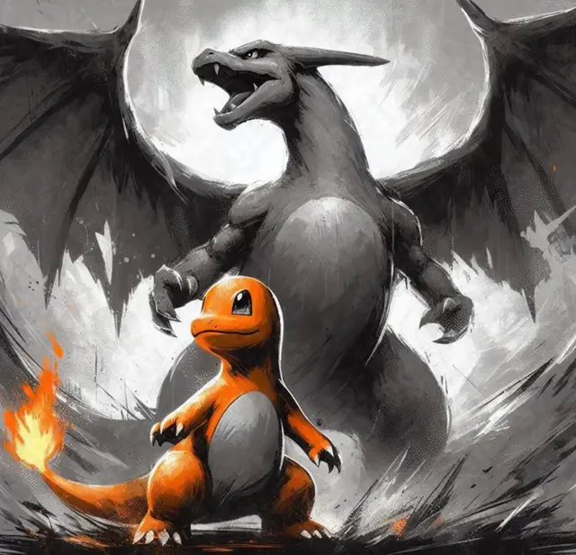 Charmander Evolution Hueforge