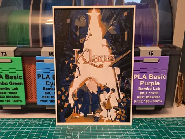 Klaus Movie Poster - Hueforge Art