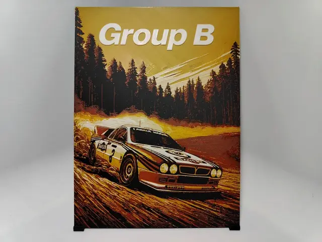 HueForge model: Group B Poster #4 - Hueforge by BeaN