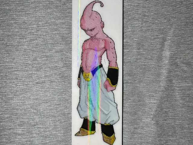 HueForge model: Buu Bookmark - Flatforge by Hey Ben