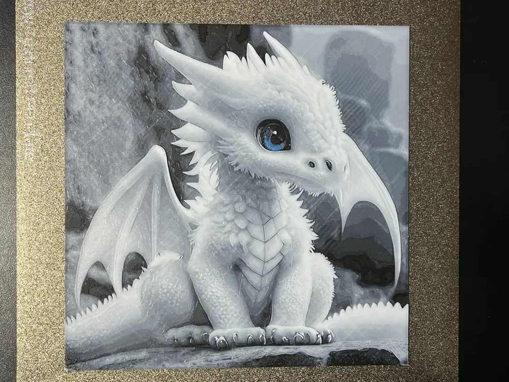 Little Dragon Hueforge by FantasyZ HueForge model: Little Dragon Hueforge by FantasyZ
